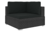 HIRUM Zestaw mebli ogrodowych czarny - zdjęcie 3
