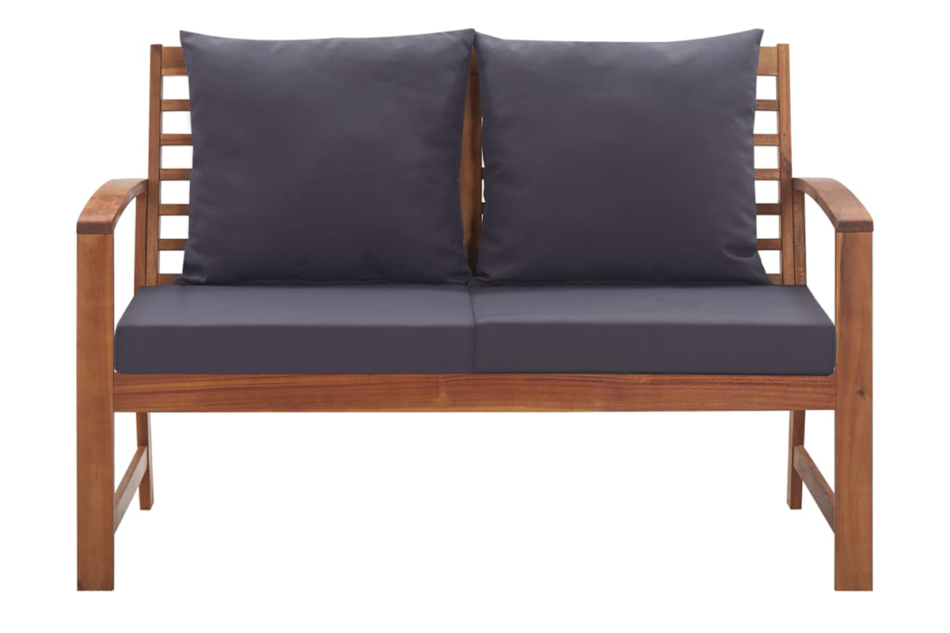 PINIOS Zestaw mebli ogrodowych brązowy/ciemny szary - zdjęcie 5