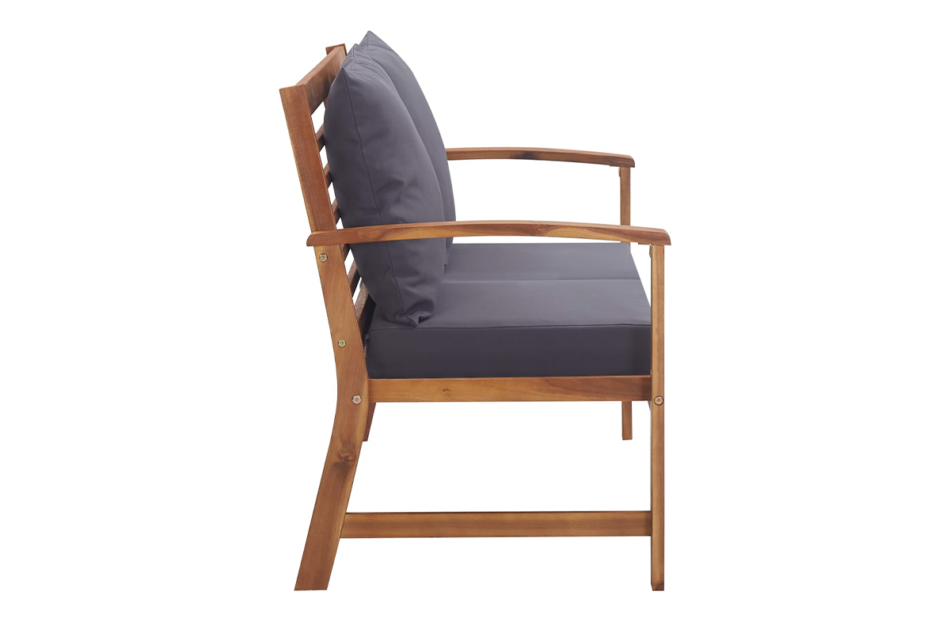 PINIOS Zestaw mebli ogrodowych brązowy/ciemny szary - zdjęcie 6