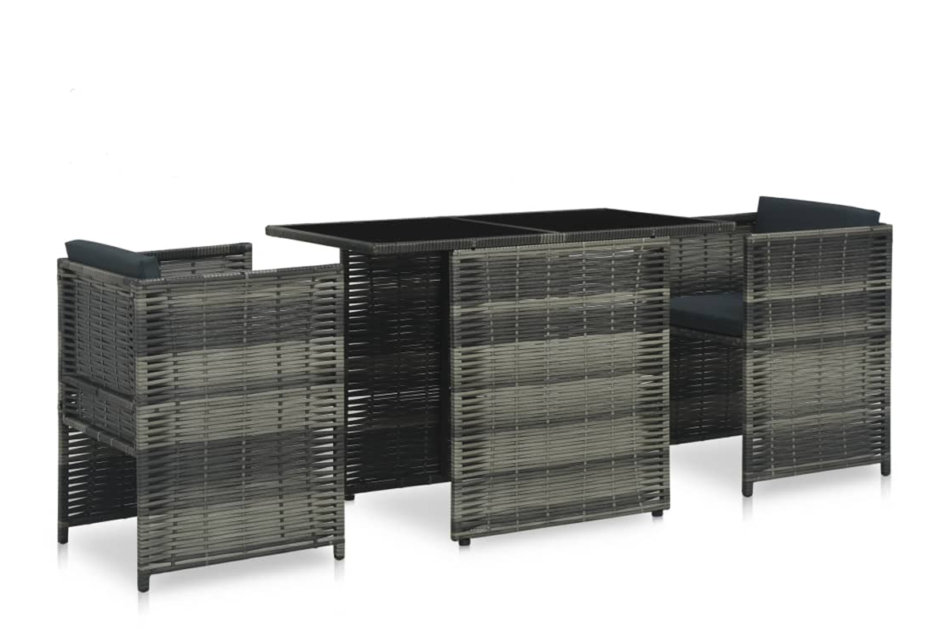 LORISO Zestaw mebli ogrodowych szary/antracytowy - zdjęcie 0