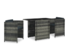 LORISO Zestaw mebli ogrodowych szary/antracytowy - zdjęcie 2