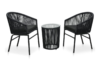 COLURIS Zestaw mebli ogrodowych czarny - zdjęcie 1