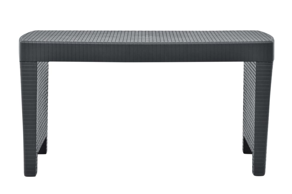 ROCUS Zestaw mebli ogrodowych antracytowy - zdjęcie 2