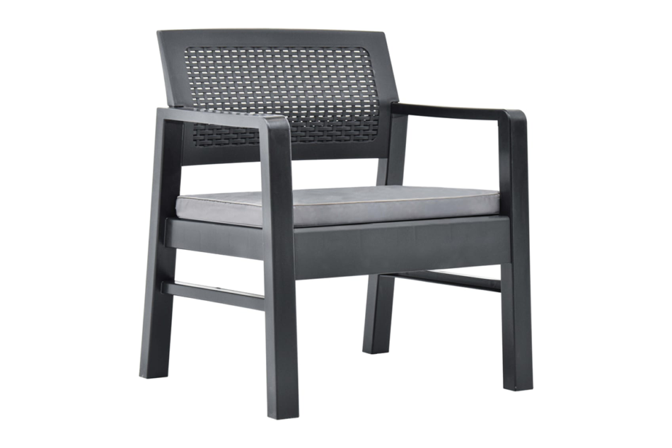 ROCUS Zestaw mebli ogrodowych antracytowy - zdjęcie 6