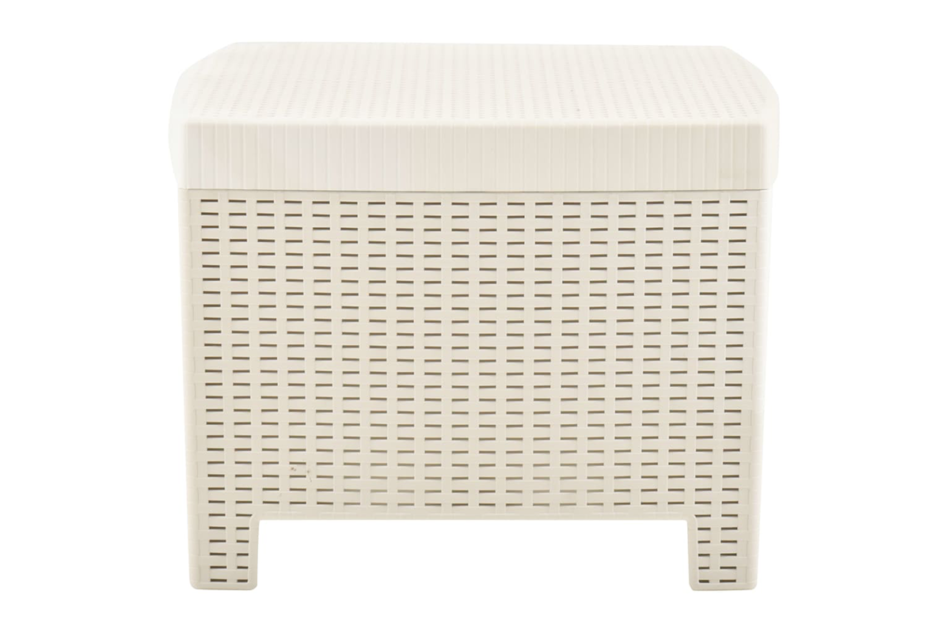 ROCUS Zestaw mebli ogrodowych biały/szary - zdjęcie 6