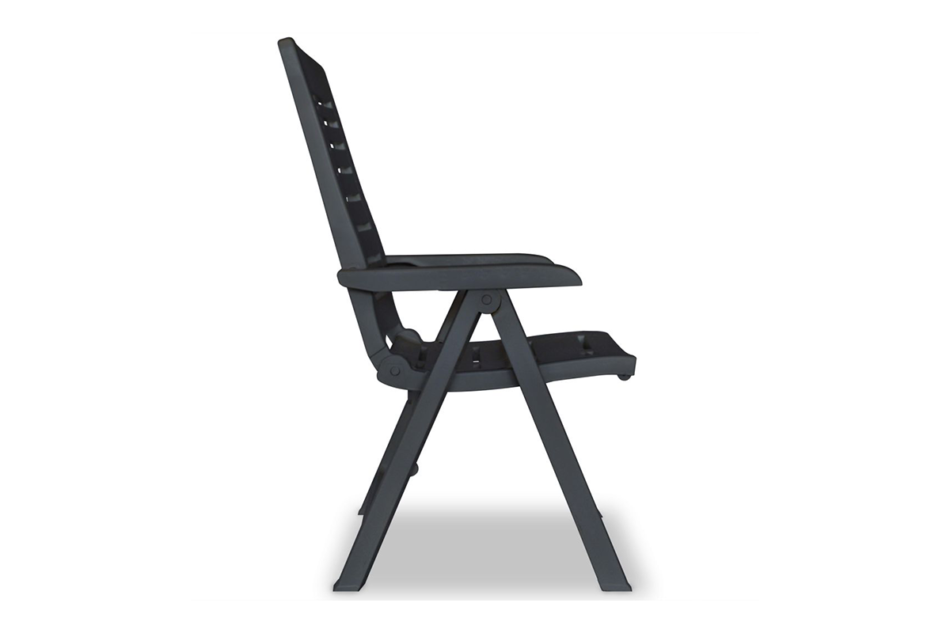 CYMINO Zestaw mebli ogrodowych antracytowy - zdjęcie 5