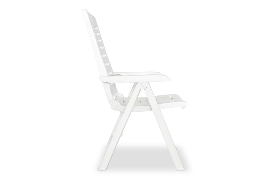 CYMINO Zestaw mebli ogrodowych biały - zdjęcie 5