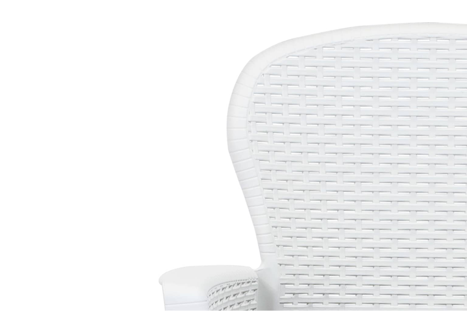 LIDUS Zestaw mebli ogrodowych biały/szary - zdjęcie 5