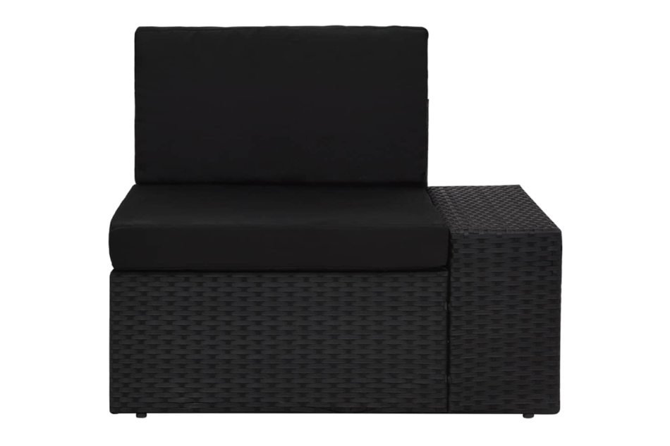 PARIUS Zestaw mebli ogrodowych czarny - zdjęcie 4