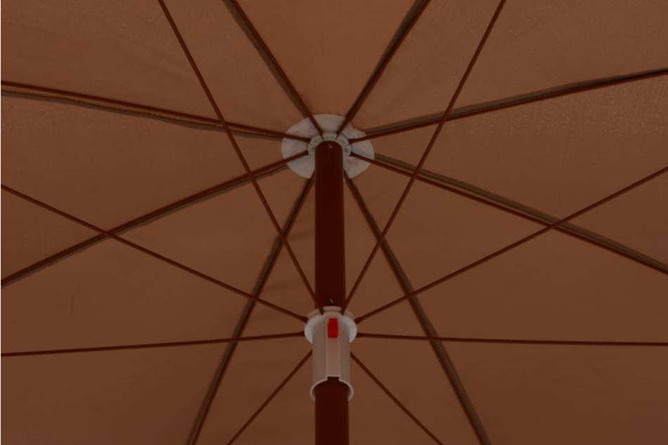 NATICUS Parasol ogrodowy beżowy - zdjęcie 3