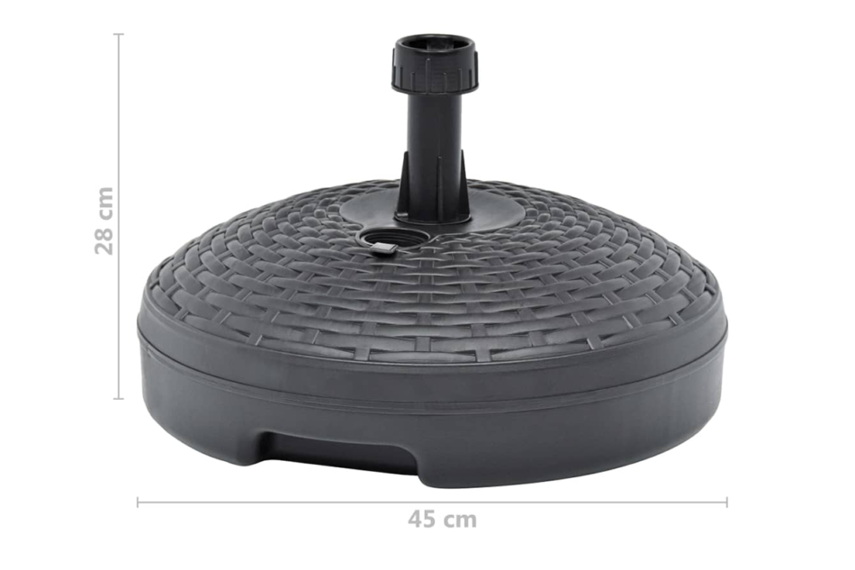 ARENO Stojak na parasol antracytowy - zdjęcie 4