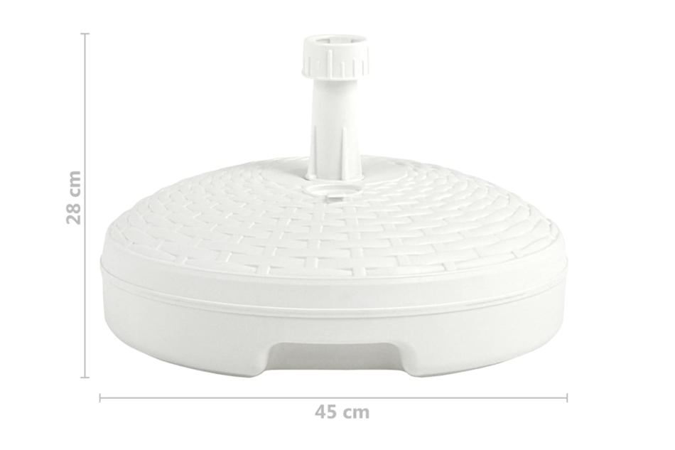 ARENO Stojak na parasol biały - zdjęcie 4