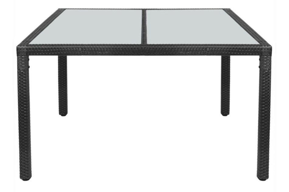 ERAGIO Stół ogrodowy czarny - zdjęcie 1