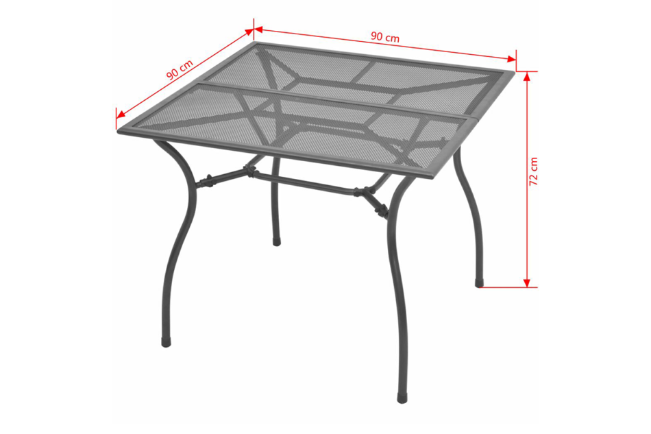 HEMALIS Stół ogrodowy antracytowy - zdjęcie 2