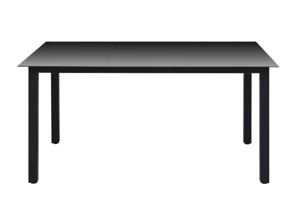RANTHIS Stół ogrodowy czarny - zdjęcie 0