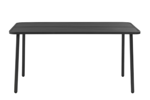 RIVUS, https://dev1-mda.konsimo.pl/kolekcja/rivus/ Stół ogrodowy ciemny szary - zdjęcie
