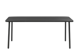 RIVUS, https://dev1-mda.konsimo.pl/kolekcja/rivus/ Stół ogrodowy ciemny szary - zdjęcie