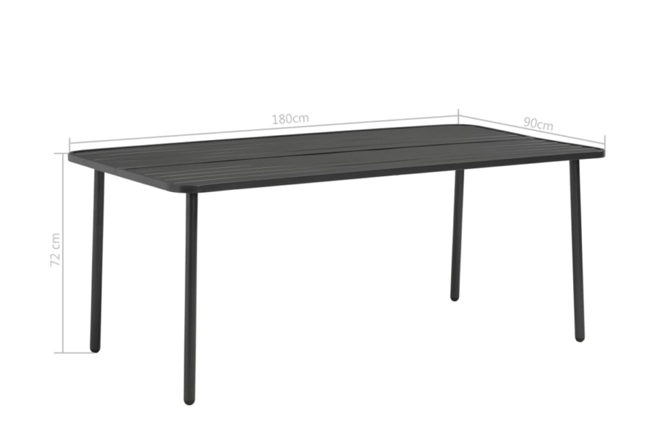 RIVUS Stół ogrodowy ciemny szary - zdjęcie 3