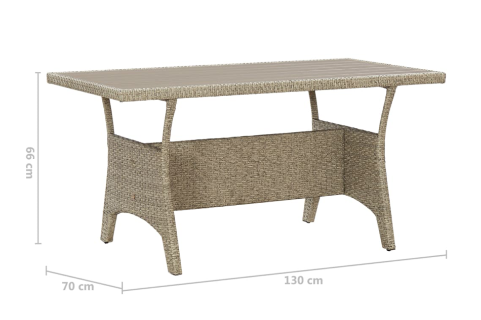 FRAGO Stół ogrodowy szary - zdjęcie 4