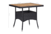 ULMARI Stół ogrodowy czarny/brązowy - zdjęcie 4