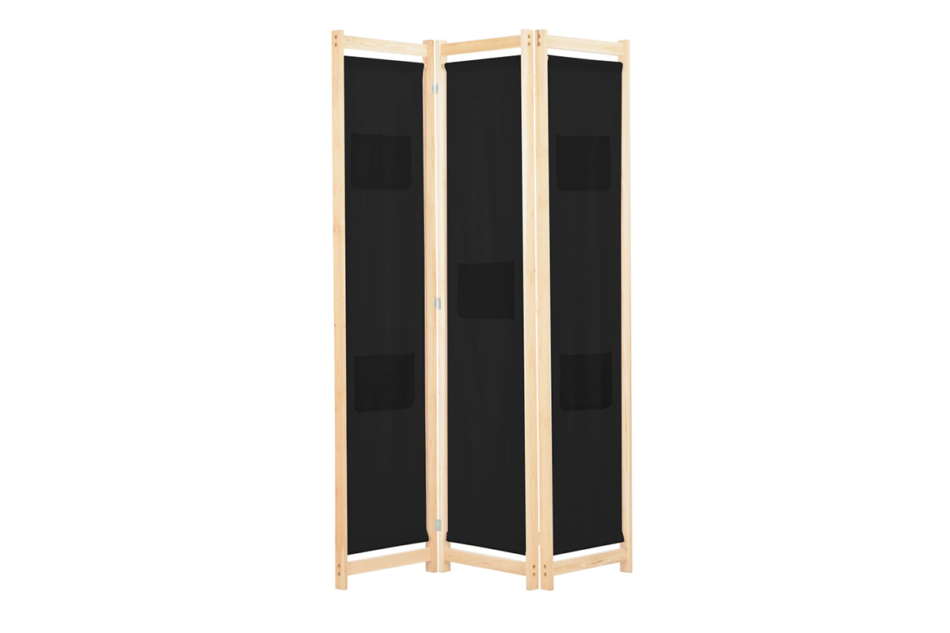 LUPIS Parawan czarny - zdjęcie 1