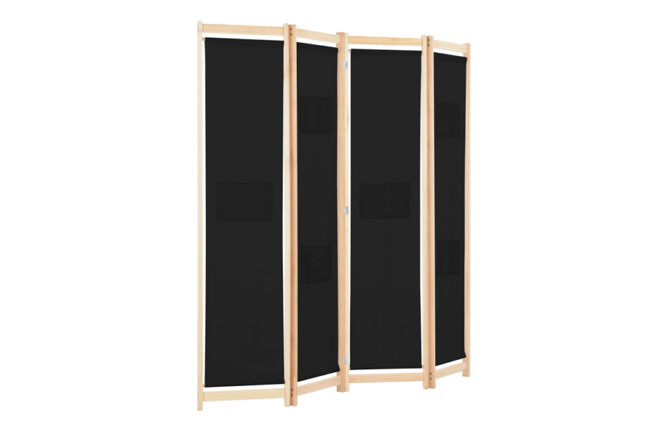 LUPIS Parawan czarny - zdjęcie 1