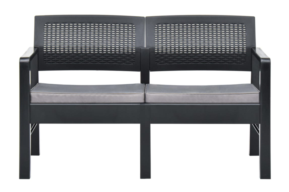 HEBES Zestaw mebli ogrodowych antracytowy - zdjęcie 2