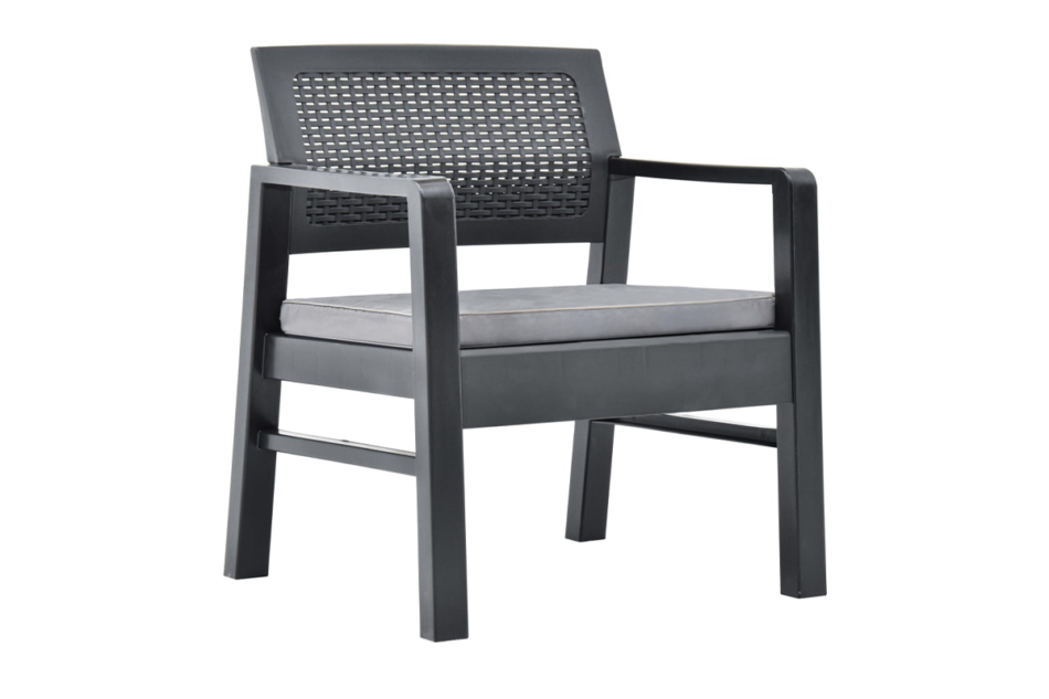 HEBES Zestaw mebli ogrodowych antracytowy - zdjęcie 4