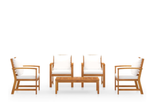 NARIS, https://dev1-mda.konsimo.pl/kolekcja/naris/ Zestaw mebli ogrodowych brązowy/kremowy - zdjęcie