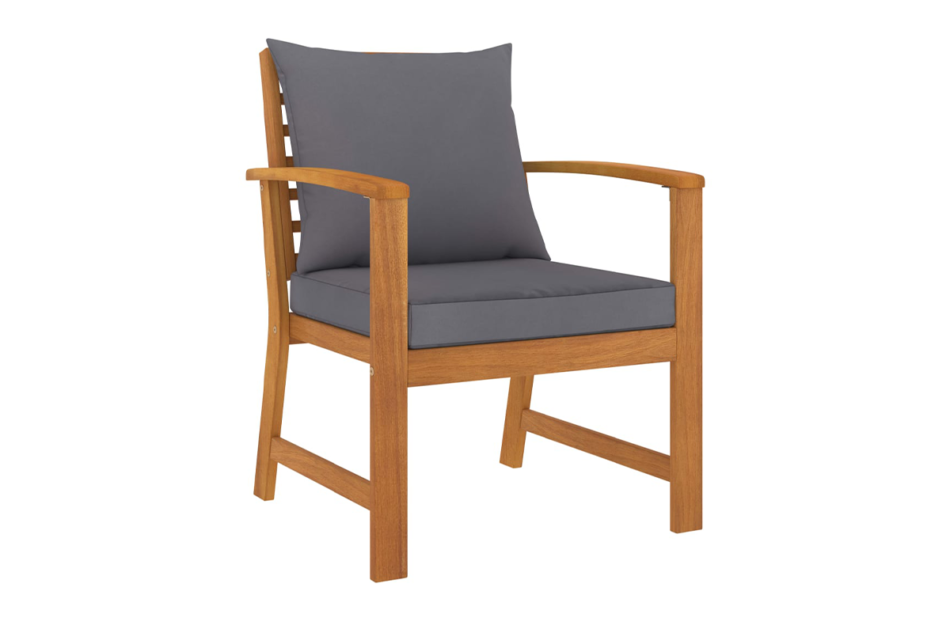 NARIS Zestaw mebli ogrodowych brązowy/ciemny szary - zdjęcie 2