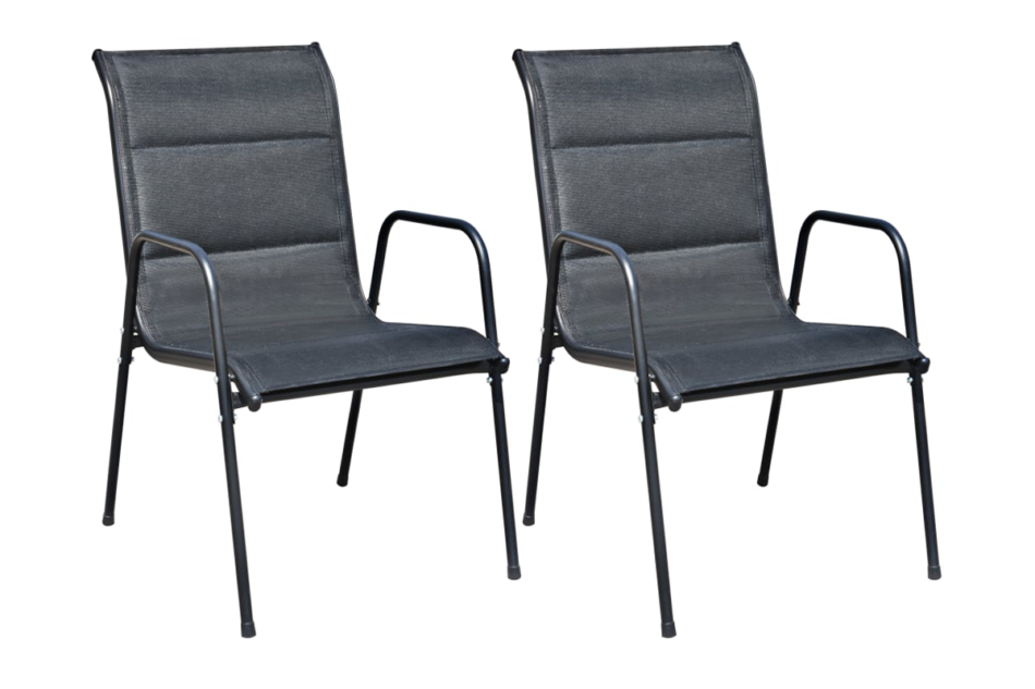 COMPRE Zestaw mebli ogrodowych czarny - zdjęcie 2