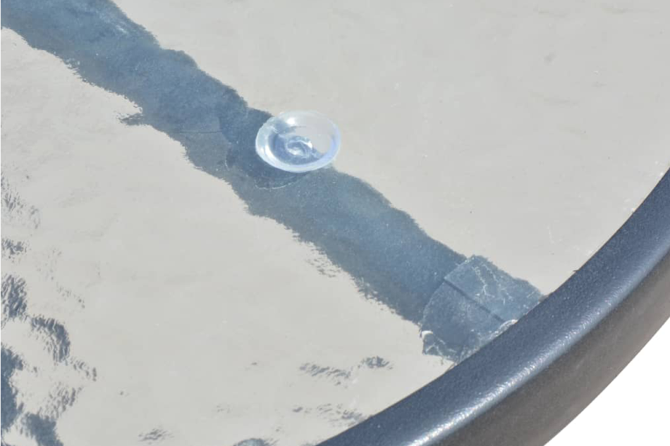 COMPRE Zestaw mebli ogrodowych czarny - zdjęcie 6