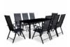 HAICOS Zestaw mebli ogrodowych czarny - zdjęcie 2