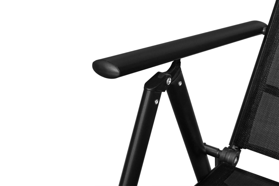 HAICOS Zestaw mebli ogrodowych czarny - zdjęcie 4