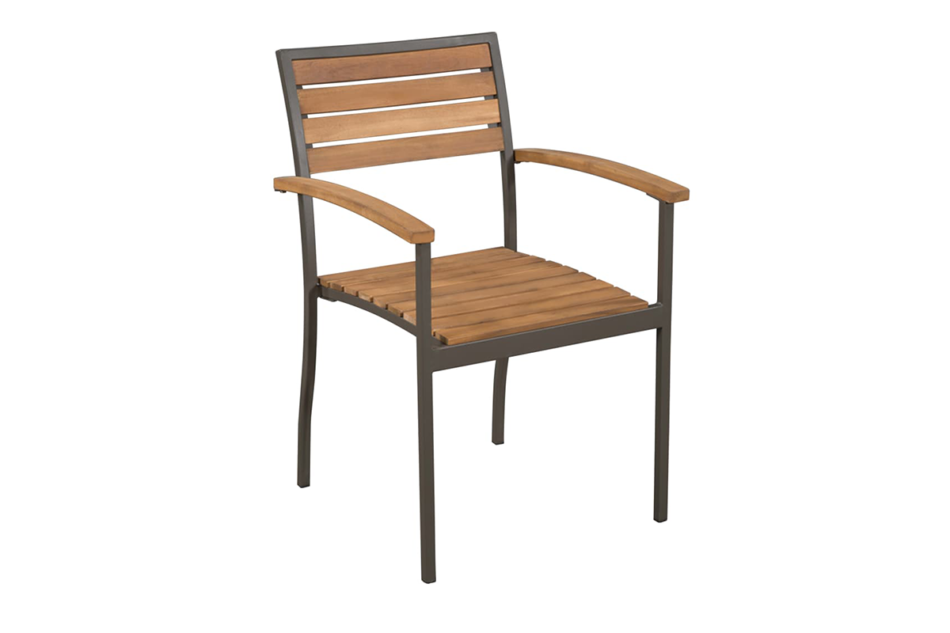 AVICOS Zestaw mebli ogrodowych szary/brązowy - zdjęcie 2