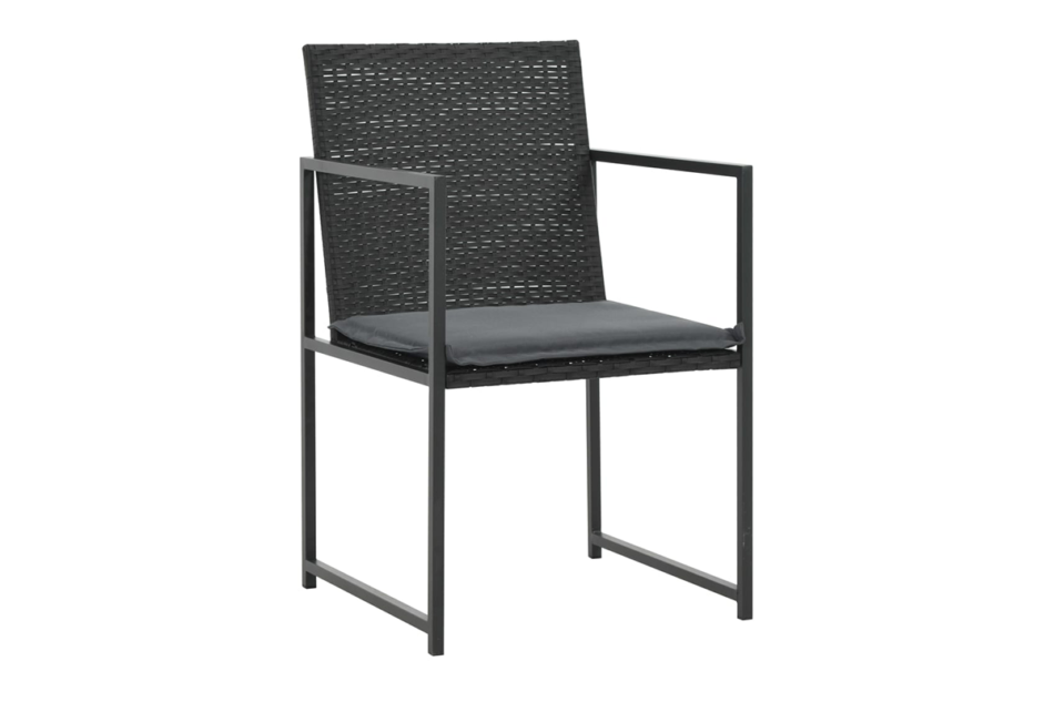 CRISPO Zestaw mebli ogrodowych czarny - zdjęcie 2