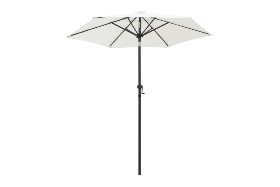 KYANO Parasol ogrodowy biały/ciemny szary - zdjęcie 0