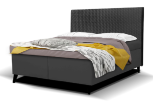 DORMIS, https://dev1-mda.konsimo.pl/kolekcja/dormis/ Łóżko ciemny szary - zdjęcie