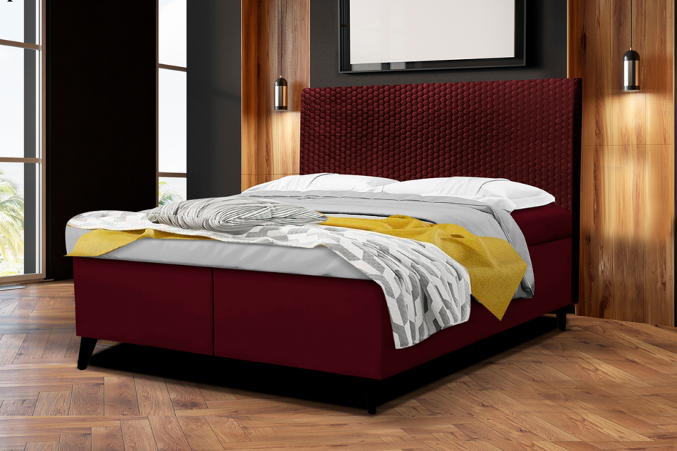 DORMIS Łóżko bordowy - zdjęcie 1