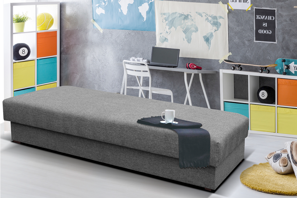 VERNI Łóżko szary - zdjęcie 1