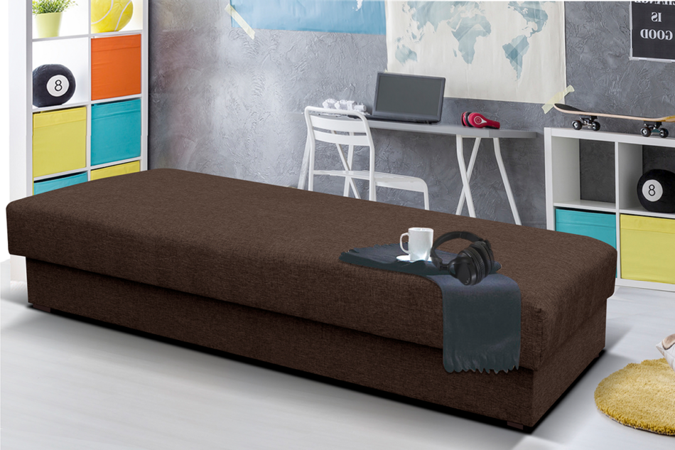 VERNI Łóżko brązowy - zdjęcie 1