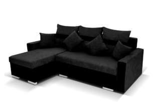 NEVOS, https://dev1-mda.konsimo.pl/kolekcja/nevos/ Narożnik lewy/prawy ciemny szary/czarny - zdjęcie