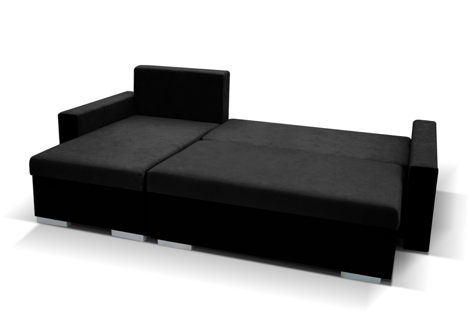 NEVOS Narożnik lewy/prawy ciemny szary/czarny - zdjęcie 2