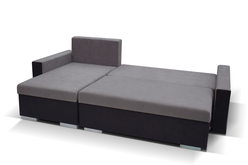 NEVOS Narożnik lewy/prawy szary/czarny - zdjęcie 1