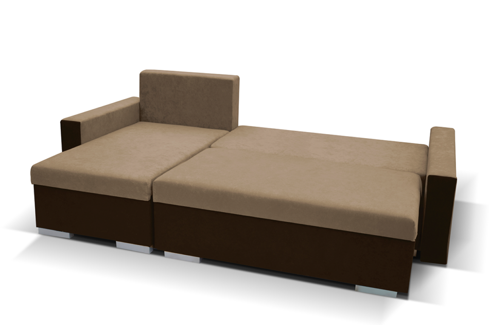 NEVOS Narożnik lewy/prawy beżowy/brązowy - zdjęcie 1