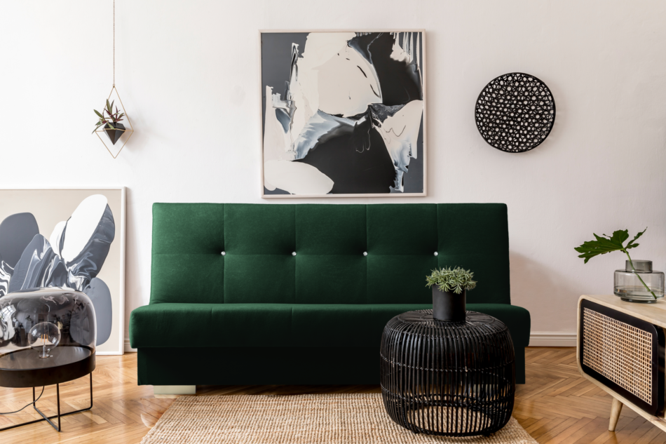 MIGELI Wersalka ciemny zielony - zdjęcie 5