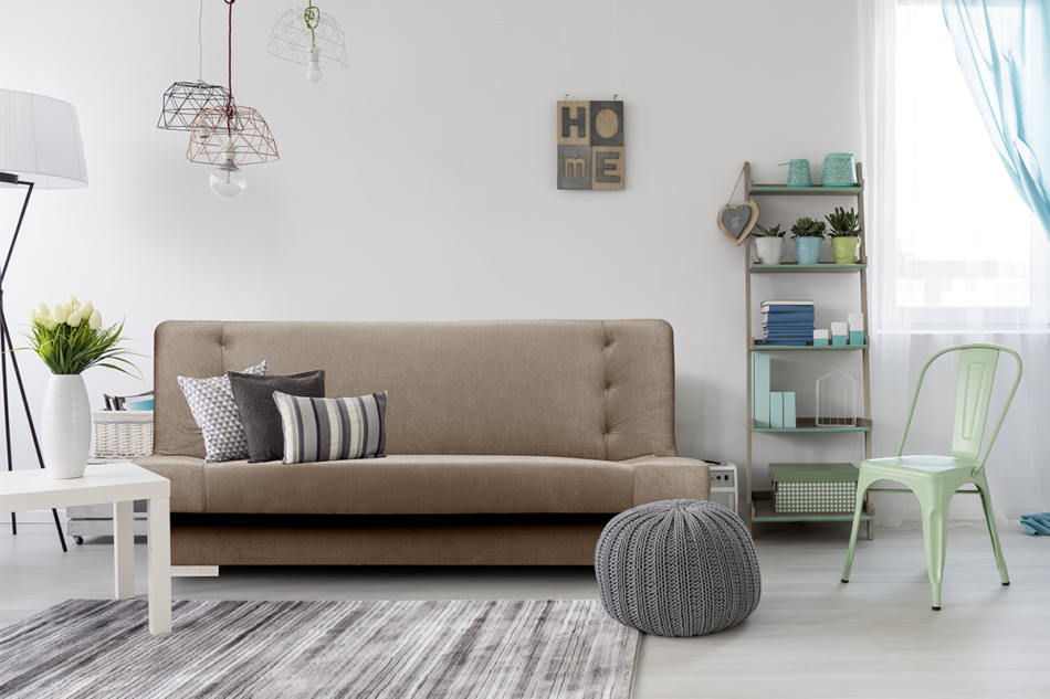 LAVEROS Wersalka brązowy - zdjęcie 2