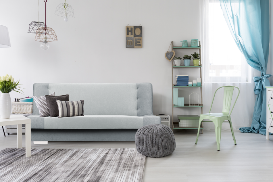 LAVEROS Wersalka ciemny szary/szary - zdjęcie 7