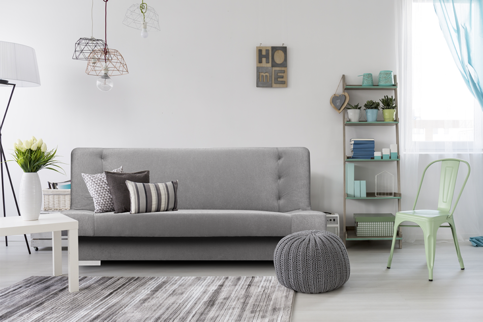 LAVEROS Wersalka szary - zdjęcie 7