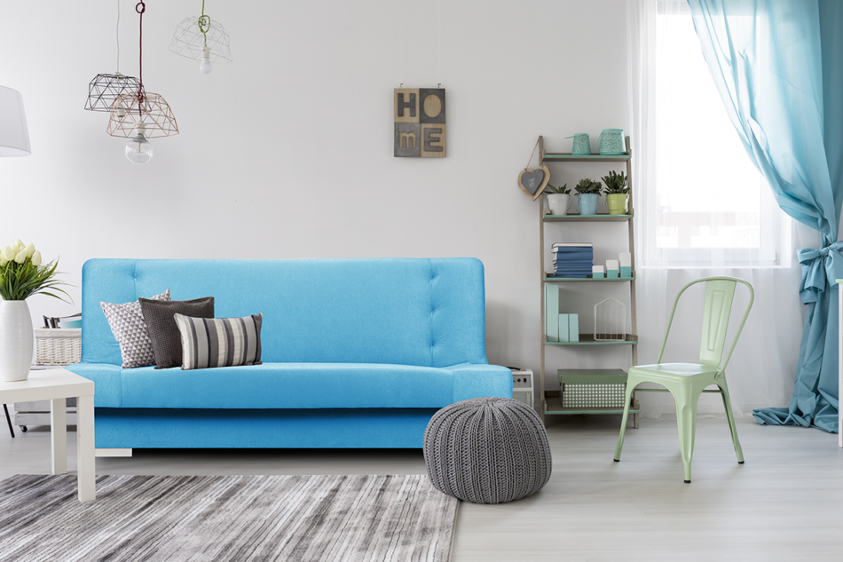 LAVEROS Wersalka niebieski - zdjęcie 7